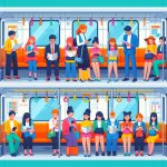 電車内でのリュックのマナー:前に抱える派と背負う派の間の葛藤